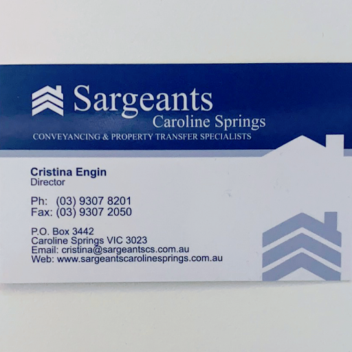 Sargeants Conveyancing Caroline Springs